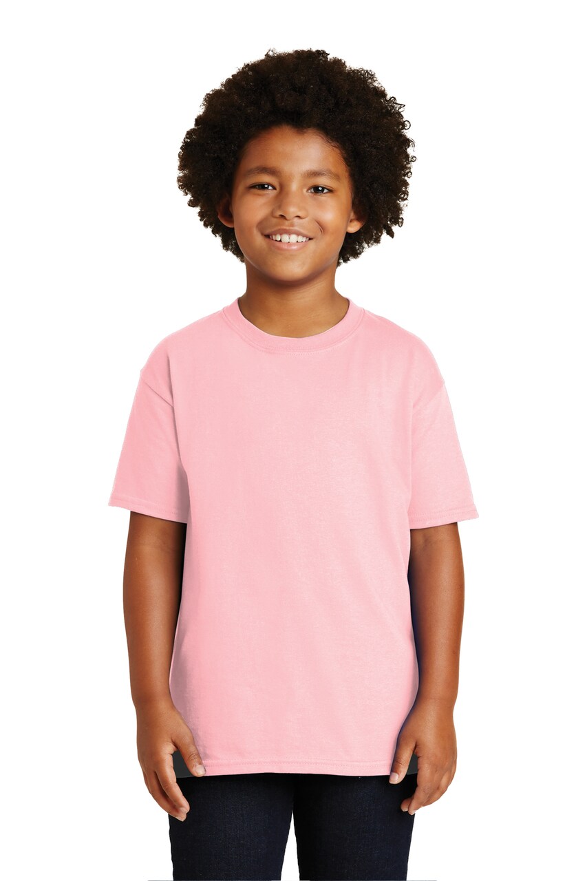 Gildan Youth Ultra Cotton Heavyweight Short Sleeve T Shirt For Custom Printing And Durable School Wear